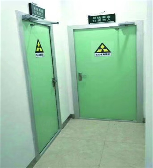 贵港厂家定制防 辐射铅门 CT室铅门 放射科射线防护施工